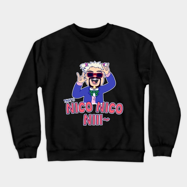 That's Nico Nico Nii-! Crewneck Sweatshirt by Sir5000